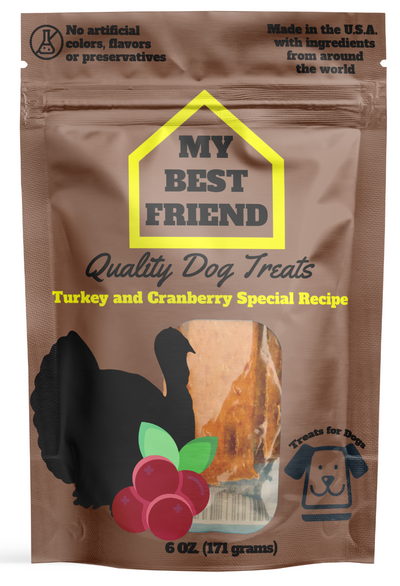 My Best Friend Dog Treat: Turkey & Cranberry