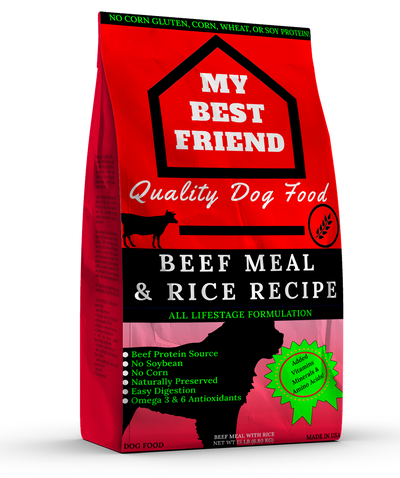 My Best Friend Beef Meal & Rice Formula