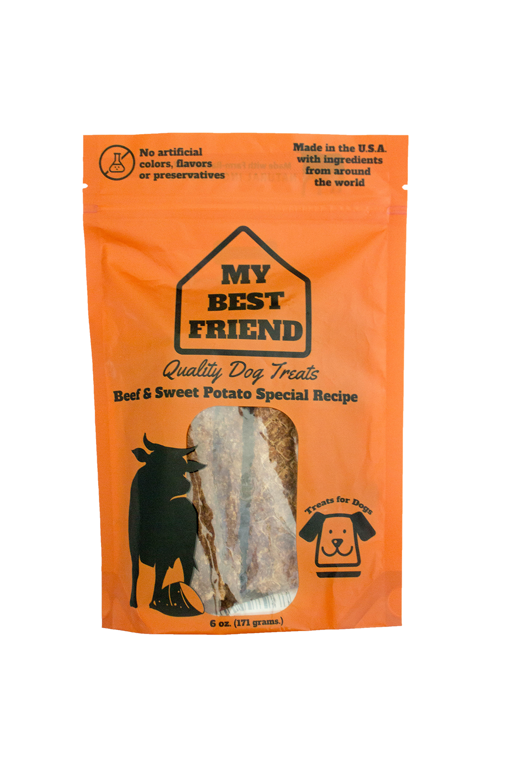 My Best Friend Dog Treat:  Beef & Sweet Potato