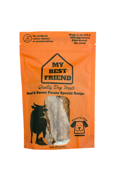 My Best Friend Dog Treat:  Beef & Sweet Potato