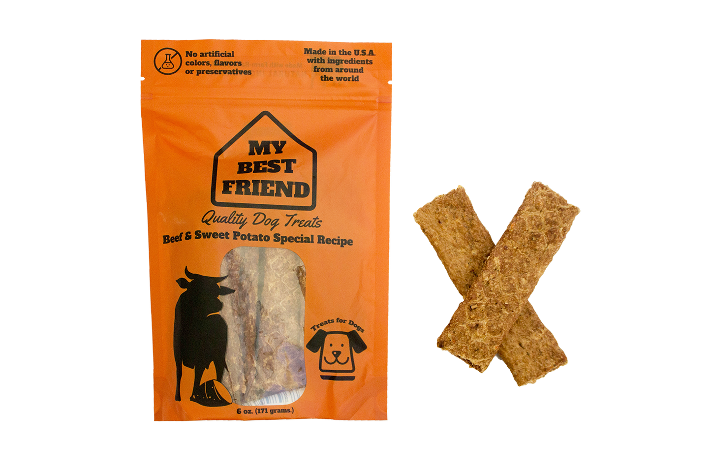 My Best Friend Dog Treat:  Beef & Sweet Potato