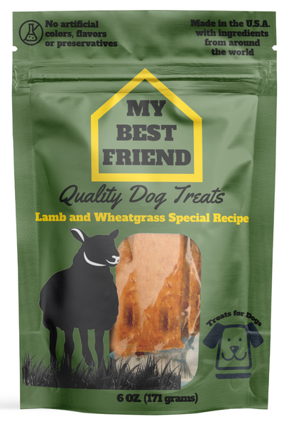 My Best Friend Dog Treat:  Lamb & Wheatgrass